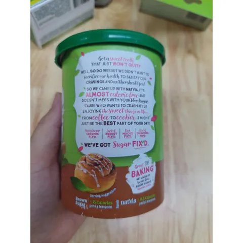 Đường Cỏ Ngọt 100% Tự Nhiên Natvia Úc - Hộp Tiết Kiệm Dễ Dàng Mang Theo, Vị Ngọt Dịu Dành Cho Thức Uống Hằng Ngày