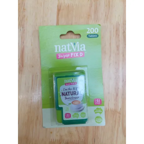 Đường Cỏ Ngọt 100% Tự Nhiên Natvia Úc - Hộp Tiết Kiệm Dễ Dàng Mang Theo, Vị Ngọt Dịu Dành Cho Thức Uống Hằng Ngày