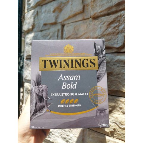 Trà Đen Anh Quốc Twinings Assam Bold - Hộp 80 Gói Trà Túi Lọc Đậm Đà, Sảng Khoái Cho Ngày Mới Tươi Tắn