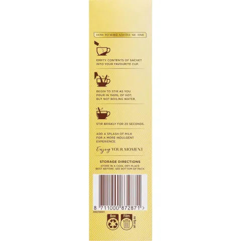 Cà Phê Moccona Cappuccino Hộp 10 Gói - Cà Phê Phương Tây Tiện Lợi Mỗi Sáng, Hòa Tan Nhanh, Hương Vị Thơm Ngon