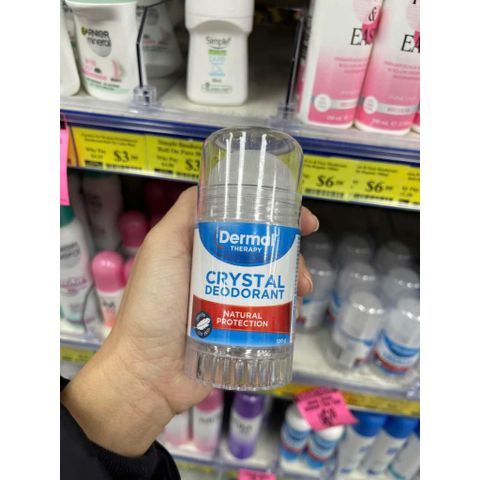 Dermal Therapy Crystal Stick giúp khô thoáng vùng da 120g