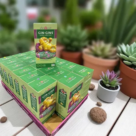 Hộp kẹo gừng Gin Gins Original 500g dùng hàng ngày tiện lợi