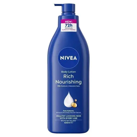 Lotion Dưỡng Thể NIVEA 400ml - Giữ Ẩm Hiệu Quả, Phù Hợp Cho Tất Cả Loại Da, Chăm Sóc Da Mềm Mịn Từ Úc