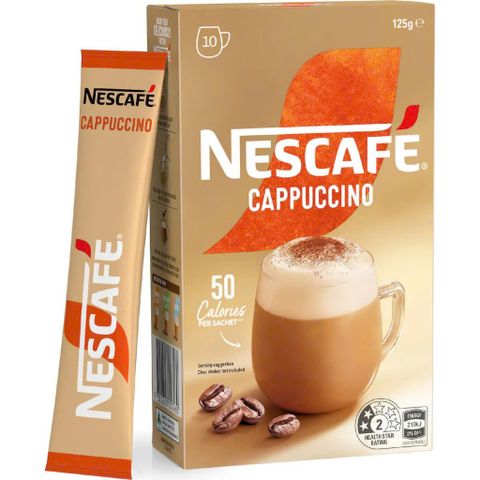 Cà phê hòa tan Nescafe Úc hộp 10 gói bọt kem - Thưởng thức cà phê hiện đại cho người bận rộn