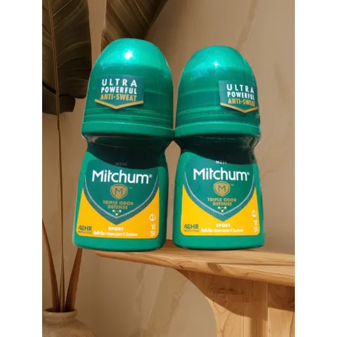 Lăn khử mùi Mitchum nam 50ml - Giữ mùi 48h, không mùi, an toàn cho da, bảo vệ suốt cả ngày, tiện lợi và hiệu quả