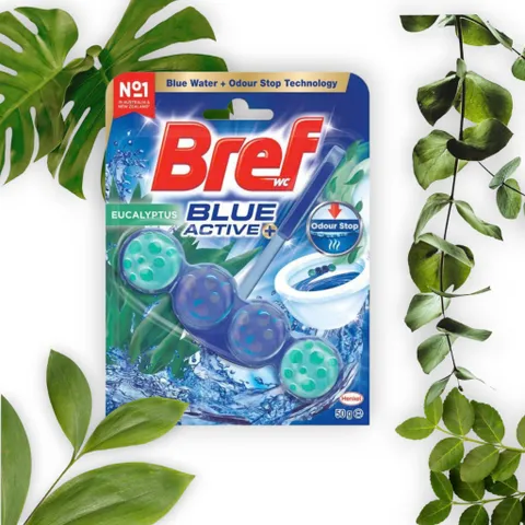 Viên xả toilet Bref Power - Combo hương dễ chịu từ Úc, kháng khuẩn, làm sạch bồn cầu, giữ nhà vệ sinh thơm tho, sạch sẽ.