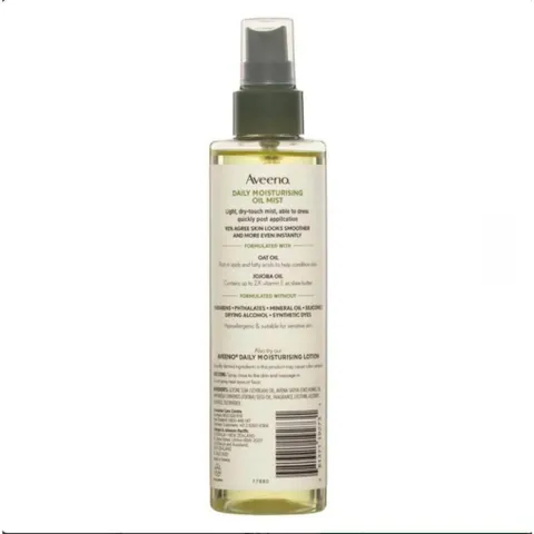 Dầu Dưỡng Ẩm Aveeno Body Oil Mist - Cấp Ẩm Cho Da, Cải Thiện Sắc Tố Da Tự Nhiên, Giúp Da Sáng Khỏe, Rạng Rỡ Mỗi Ngày