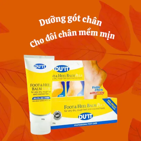Kem DU'IT Foot & Heel Balm 50g Dưỡng ẩm giảm khô nứt