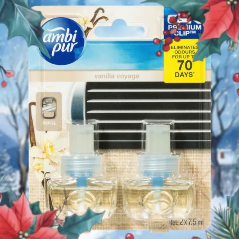 Tinh dầu thơm ô tô Ambi Pur 7.5ml thiết kế sang trọng, lưu hương lâu, khử mùi hiệu quả, dùng được cho mọi loại xe