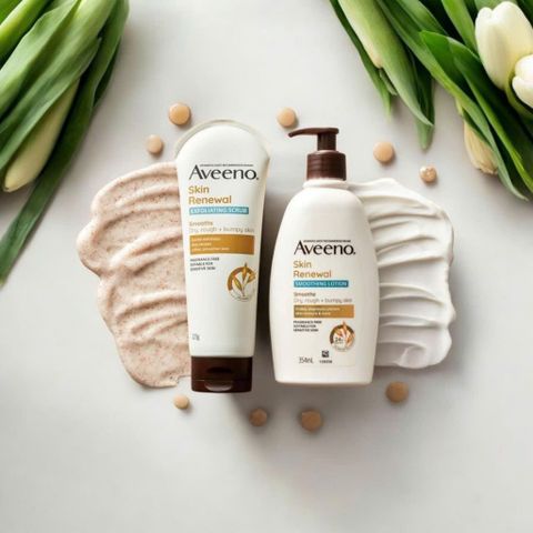 Aveeno Scrub Dưỡng Ẩm 225g – Tẩy da chết toàn thân, chiết xuất tự nhiên, an toàn