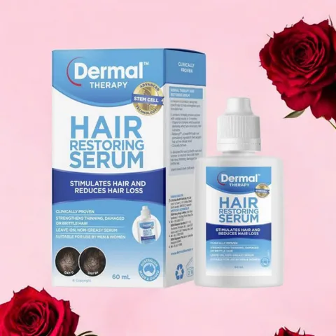 Serum mọc tóc Dermal Therapy chính hãng Úc giúp tăng cường sức khỏe da đầu, kích thích tóc mọc nhanh, dày tự nhiên
