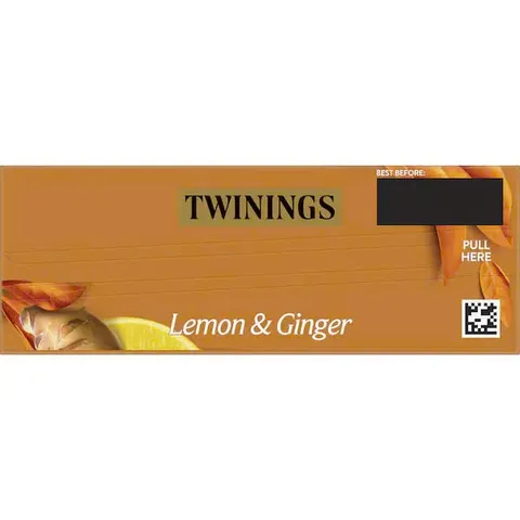 Trà Twinings Lemon Ginger Hộp 80 Gói - Trà Gừng Chanh Tự Nhiên, Giúp Giữ Ấm và Thoải Mái Trong Những Ngày Lạnh