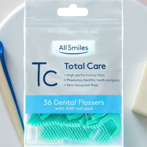 Tăm Chỉ Nha Khoa Hương Bạc Hà Woolworths All Smiles - Gói 36 Cây Chăm Sóc Răng Miệng An Toàn Và Hiệu Quả