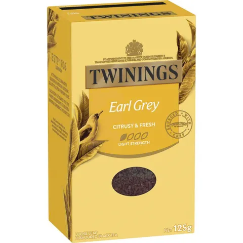 Trà lá tự nhiên Twinings English Breakfast 125g - Trà hương thơm, dễ uống, lý tưởng cho mọi dịp thư giãn và tiếp khách
