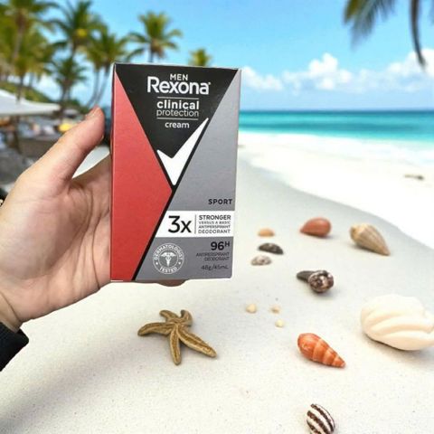 Lăn Khử Mùi Rexona Clinical 48g - Kiểm Soát Mùi Cơ Thể 96 Giờ, Khô Thoáng Dành Cho Nam Nữ, Phù Hợp Hoạt Động Năng Động