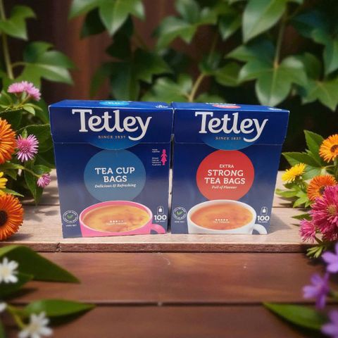 Trà Túi Lọc Tetley 100 Gói - Hương Vị Nhẹ Nhàng Dễ Dàng Pha Chế, Thích Hợp Cho Mọi Lứa Tuổi, Tiện Dụng Mang Theo Khi Du Lịch