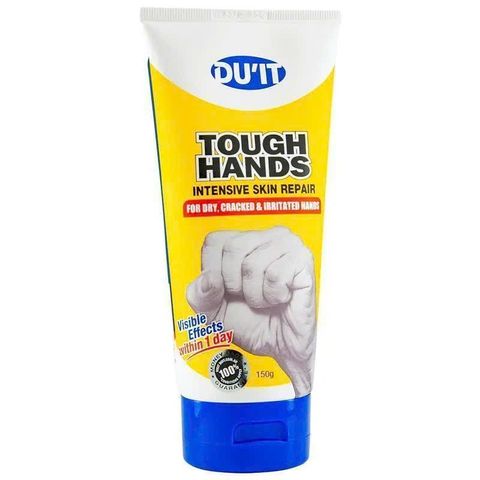 Kem Dưỡng Tay Du'It Tough Hands 150g - Giảm Khô Ráp, Cung Cấp Độ Ẩm, Thấm Nhanh, Không Bóng Nhờn, Phù Hợp Cho Nam Nữ