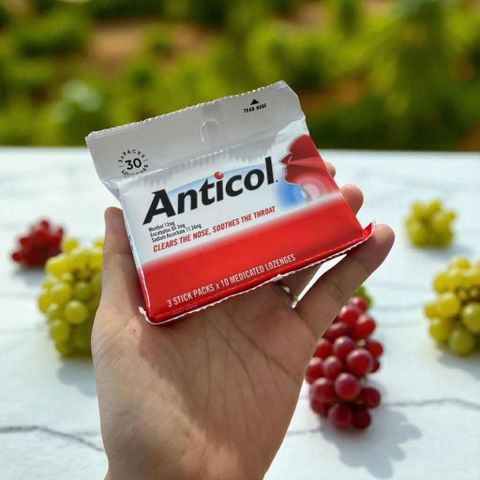 Kẹo Ngậm Anticol Menthol Bạc Hà – Giảm Khô Rát Cổ Họng và Tạo Hơi Thở Thơm Mát, Sản Phẩm Từ Úc Dễ Dùng Mỗi Ngày