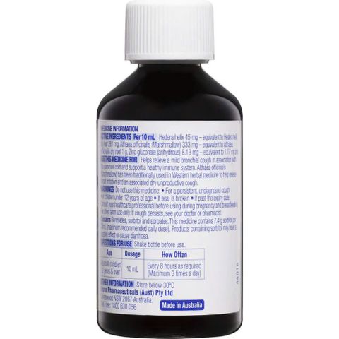 Durotuss Lingering Cough Support – Hỗ Trợ Giảm Ho Nhẹ