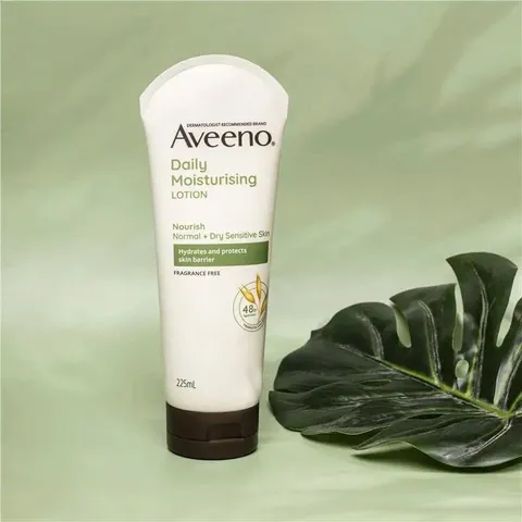 Kem Dưỡng Ẩm Aveeno 225mL - Không Mùi, Phù Hợp Da Nhạy Cảm, Cung Cấp Độ Ẩm Lâu Dài, Da Mềm Mịn Khỏe Mạnh