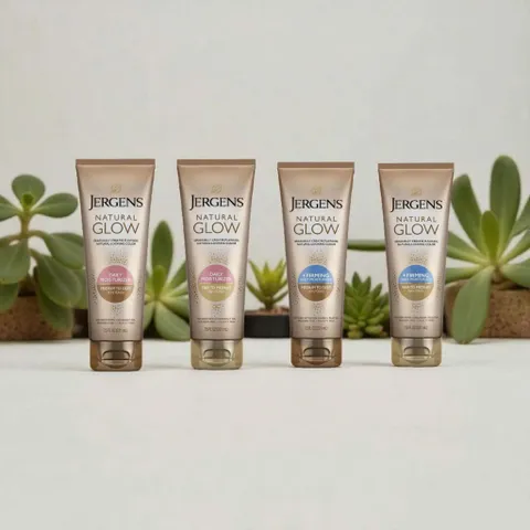 Kem Dưỡng Da Tự Nhiên Jergens Natural Glow 221ml - Dưỡng Ẩm, Giảm Nhờn, Cho Da Sáng Rạng Rỡ, Chăm Sóc Cơ Thể