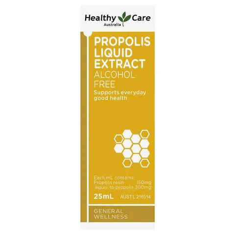 Keo ong không cồn Healthy Care Propolis chiết xuất thiên nhiên 25ml