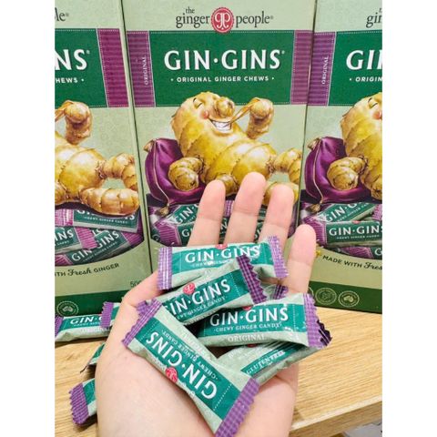 Hộp kẹo gừng Gin Gins 500g vị truyền thống thơm ngon dễ dùng