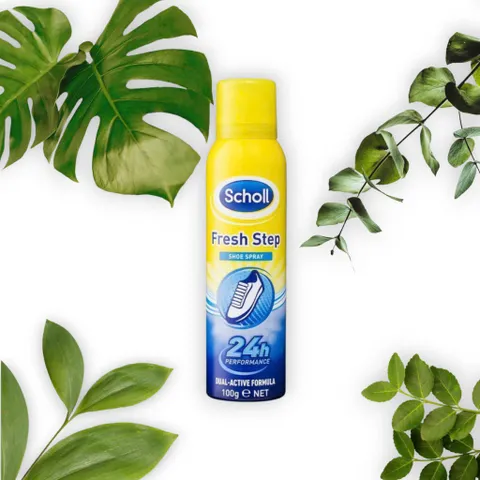 Xịt Khử Mùi Scholl Fresh Step 100g Cho Giày Thể Thao