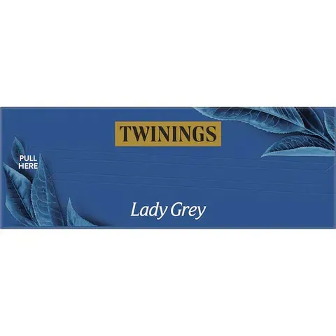 Trà Twinings Lady Grey 100 Gói - Hương Vị Tươi Mới Từ Trà Đen Với Vỏ Cam Và Chanh - Thư Giãn Mỗi Ngày