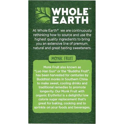 Đường Không Calo La Hán Quả Whole Earth Hộp 40