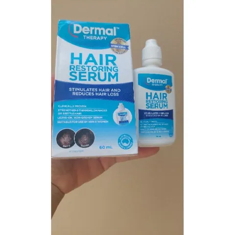 Serum kích thích mọc tóc Dermal Therapy Hair Restoring 50ml, phục hồi tóc yếu, ngăn rụng tóc hiệu quả