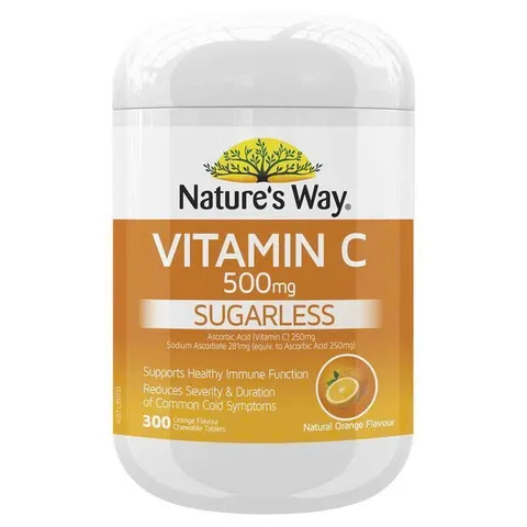 Viên ngậm Vitamin C 300 viên bổ sung vitamin mỗi ngày, ngăn ngừa cảm cúm