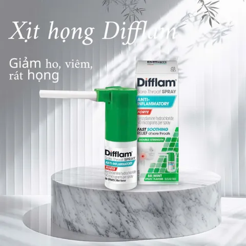 Xịt Họng Difflam Forte Úc 30ml - Giải Pháp Chăm Sóc Vùng Họng Tiện Lợi, Sạch Sẽ, Thơm Mát Hàng Ngày
