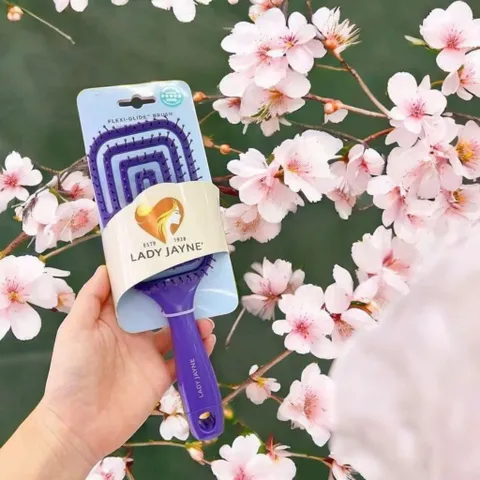 Lược Gỡ Rối Tóc Lady Jayne Flexi Glide - Thiết Kế Đàn Hồi, Dễ Chải, Phù Hợp Tóc Xoăn và Khô