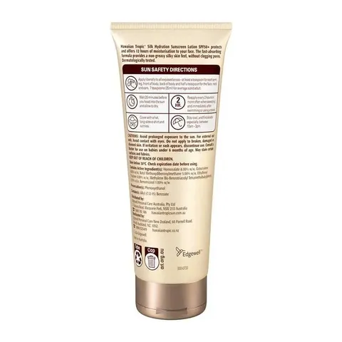 Kem Chống Nắng Mặt Hawaiian Tropic Silk Hydration SPF 50+ 100ml - Không Nhờn, Bảo Vệ Da Tối Ưu Chống Tác Hại Mặt Trời