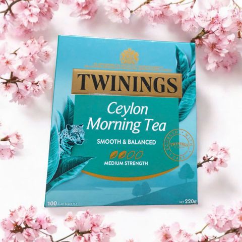 Trà Sáng Twinings Ceylon Morning Tea 100 Gói - Trải Nghiệm Trà Anh Quốc Đích Thực, Vị Đậm Đà và Ngọt Dịu