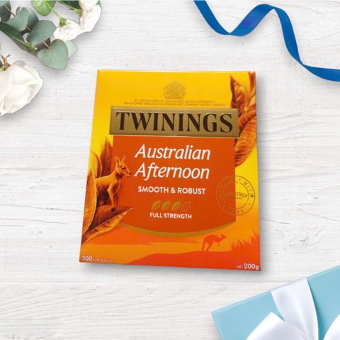 Trà Twinings Hộp 100 Gói Trà Đen Hương Australian Afternoon - Hương Vị Mạnh Mẽ, Dễ Sử Dụng, Thưởng Thức Cùng Sữa