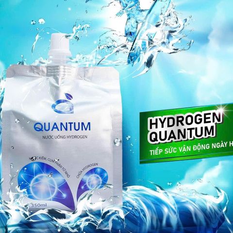 Nước Uống Hydrogen Quantum 350ml - Thanh Mát, Dễ Uống, Hỗ Trợ Tinh Thần Tỉnh Táo, Lựa Chọn Lành Mạnh Hàng Ngày