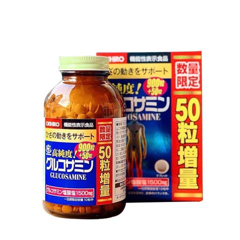 Glucosamine Orihiro Nhật Bản - Bổ Xương Khớp 900/950 Viên, Hỗ Trợ Viêm Khớp và Thoái Hóa - Sức Khỏe Xương Khớp Tối Ưu