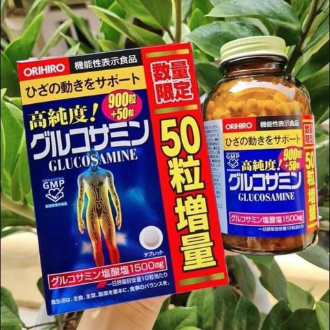 Glucosamine Orihiro Nhật Bản - Bổ Xương Khớp 900/950 Viên, Hỗ Trợ Viêm Khớp và Thoái Hóa - Sức Khỏe Xương Khớp Tối Ưu
