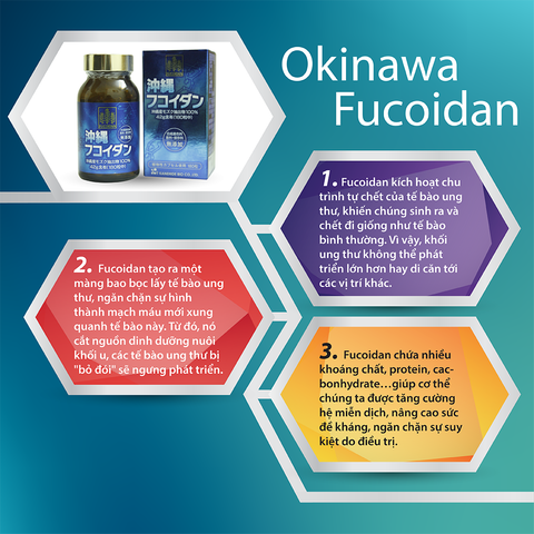 Tảo Fucoidan Okinawa Xanh Chính Hãng Nhật Bản - Hỗ Trợ U Bướu, Tăng Cường Miễn Dịch, 180 Viên
