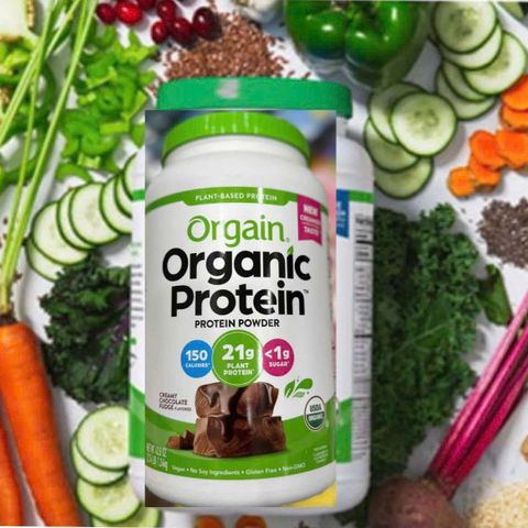 Bột Protein Hữu Cơ Orgain Organic Protein 1.20kg Vị Chocolate - Siêu Thực Phẩm Từ Mỹ, Bổ Sung Dinh Dưỡng 100% Organic