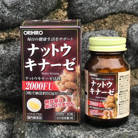 Viên Uống Nattokinase Orihiro Nhật Bản 2000FU/4000FU Hỗ Trợ Tim Mạch và Tuần Hoàn Máu - 60 Viên Sức Khỏe Cao Cấp