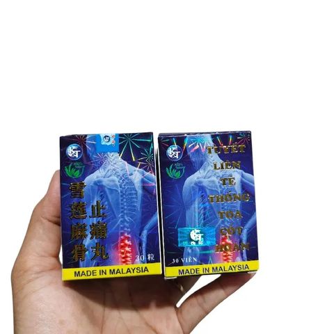 Tuyết Liên Tê Thống Tọa Cốt Hoàn 30 Viên - Sản Phẩm Hỗ Trợ Xương Khớp Chính Hãng Malaysia Giảm Đau, Tê Bì Tay Chân