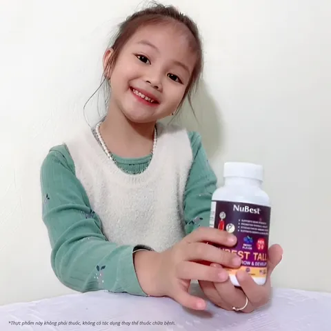 (Combo 3 tặng  1) Thực Phẩm BVSK NuBest Tall Kids  dạng viên nhai dành cho Trẻ từ 2-9 Tuổi 