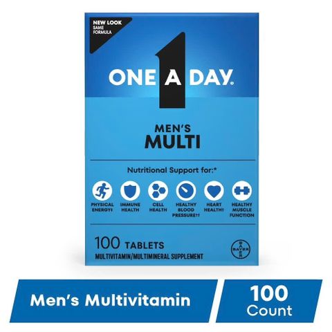 One A Day Men's Multi - Vitamin Tổng Hợp Hỗ Trợ Sức Khỏe và Năng Lượng Cho Nam Giới - 200 Viên
