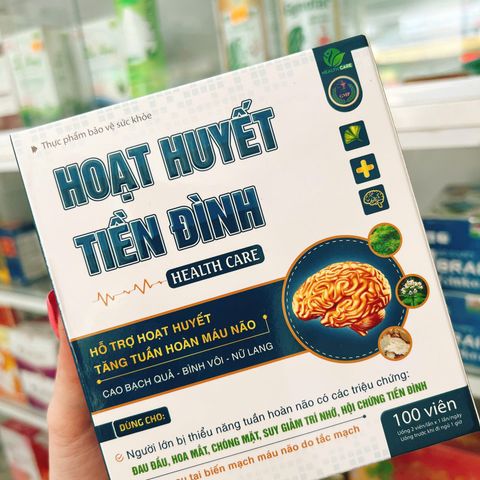 Tinh Chất Ginkgo Biloba - Hỗ Trợ Lưu Thông Máu Não, Giảm Hoa Mắt, Chóng Mặt, Tăng Cường Trí Nhớ Cho Người Lớn