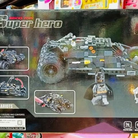 Đồ Chơi Lắp Ráp Mô Hình Xe Ô Tô Superhero Batman 7105 Brick - Bộ Lego Tuyệt Vời Cho Trẻ Em Từ 6 Tuổi Trở Lên