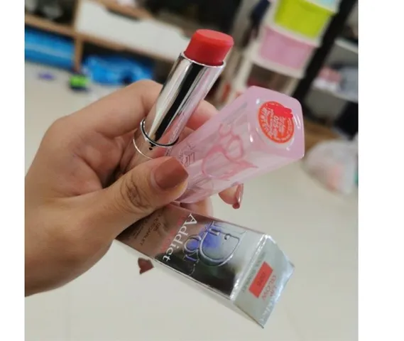 Son Dior Addict Lip Glow 025 Seoul Scarlet vỏ xanh – dưỡng hồng, tăng sắc môi
