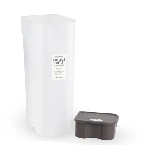 Bình Nước Lock&Lock 1.4L HAP817GRY - Bình Thủy Tinh Chắc Chắn, Tiện Lợi Cho Picnic, Gym, Văn Phòng
